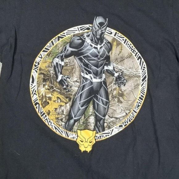Marvel Men's T-Shirt Size S Black Panther - Picture 3 of 3